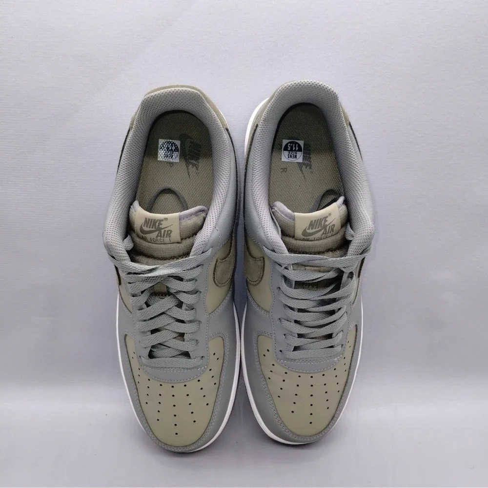 Nike Air Force 1 07 LV8 Dark Stucco Medium Olive Mens 11.5 Athletic Shoes Casual